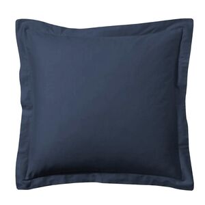 Tailored Euro Sham - Navy (Euro) Levinsohn Polyester & Cotton Blend 26x26